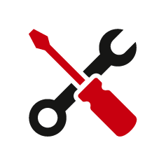 Icon Schraubenzieher und Schraubenschlüssel